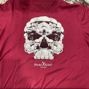 New with tags Marc Echo Cut and Sew Stormtroopers T-shirt in Maddog Red